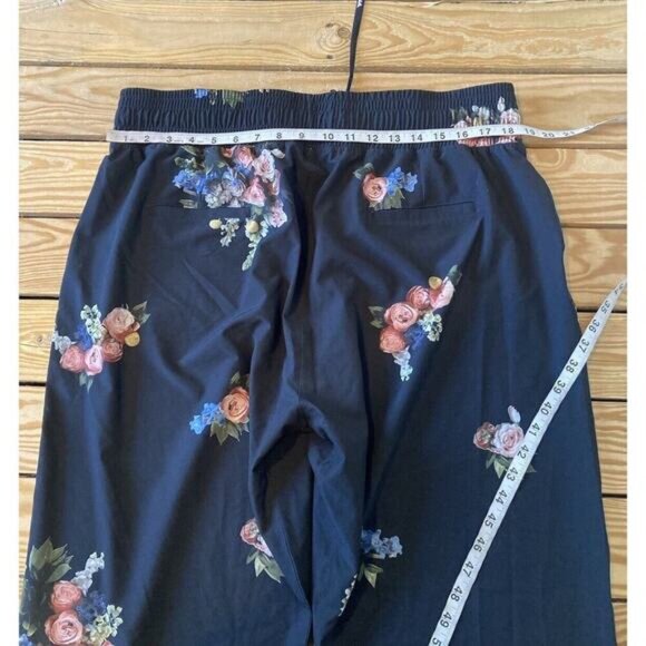 Albion Floral Jogger Pants Size 3XL Women’s Black - Picture 6 of 7